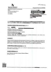 Hacienda no deja aplazar tasas